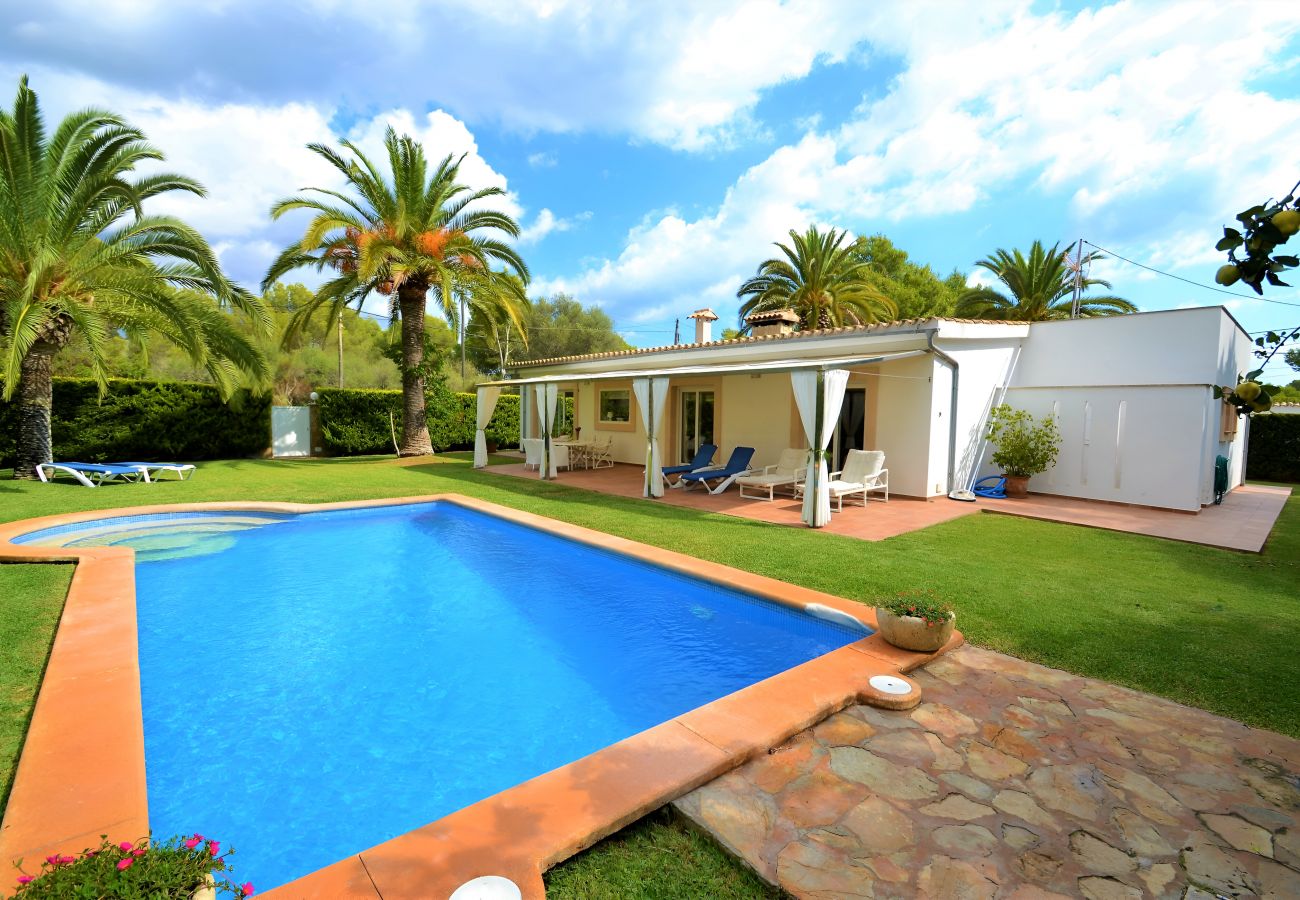 Jardín, piscina, vacaciones, Mallorca, tranquilidad