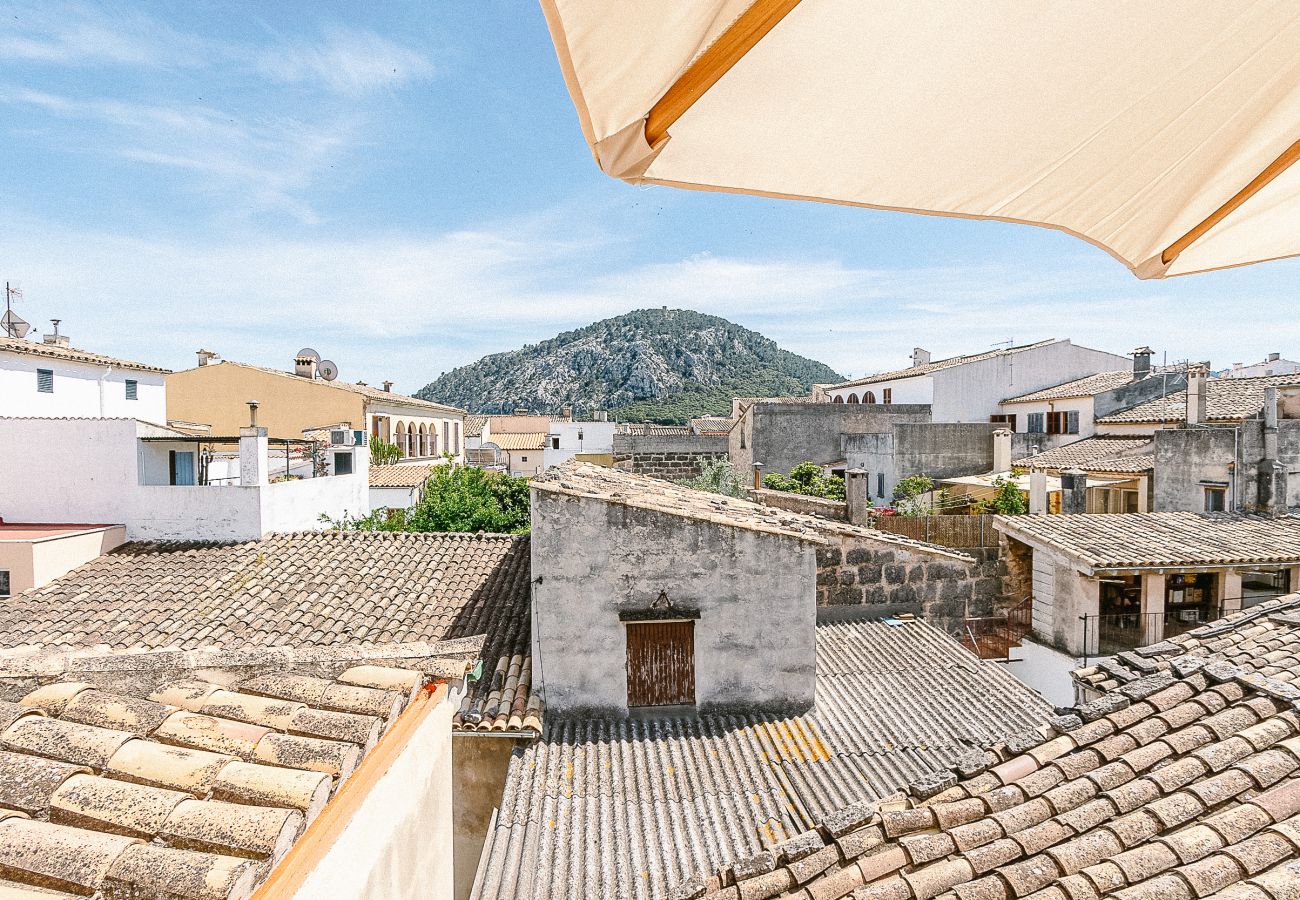 Ferienhaus in Pollensa - Townhouse with puig de Maria view by home villas