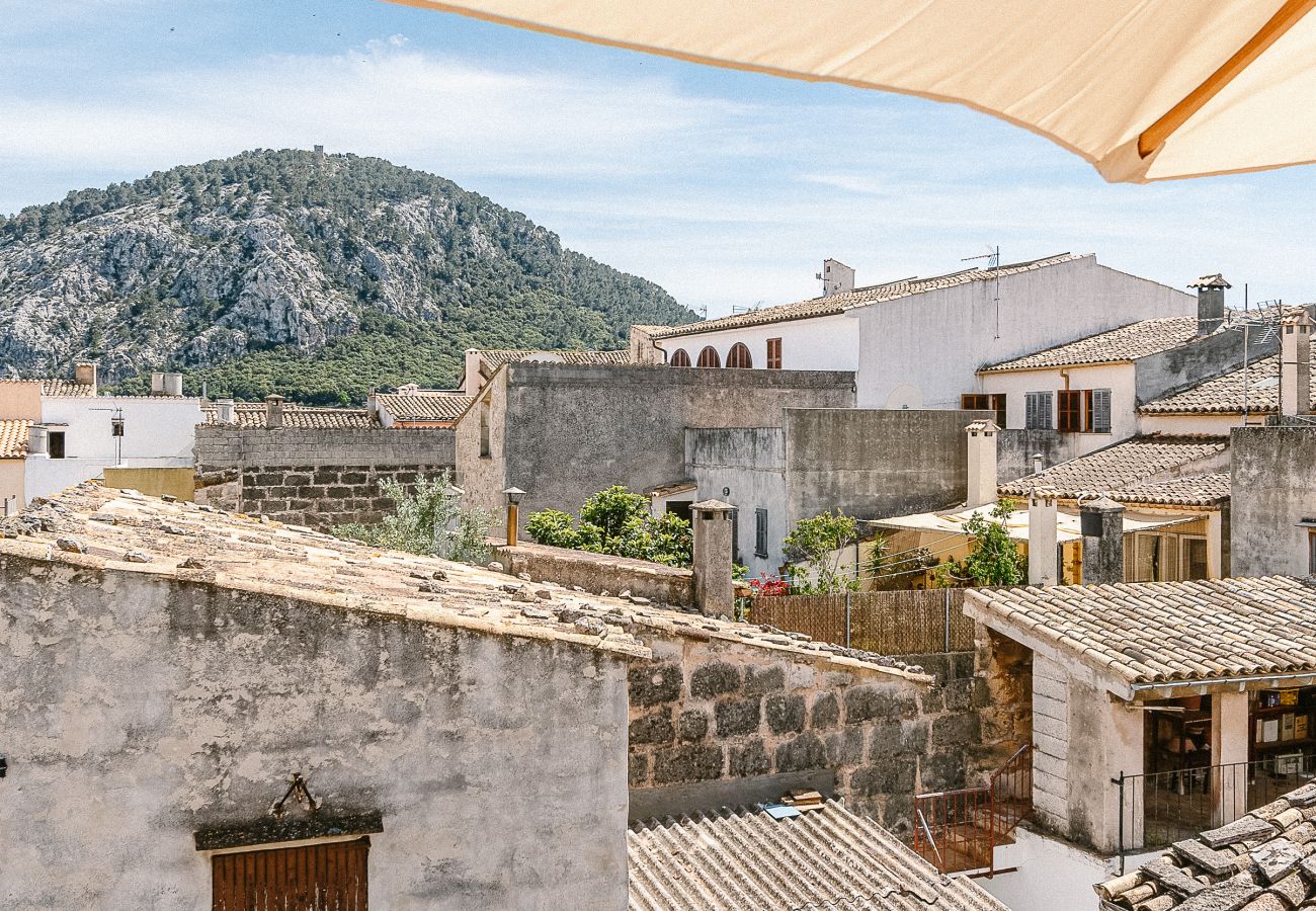Ferienhaus in Pollensa - Townhouse with puig de Maria view by home villas
