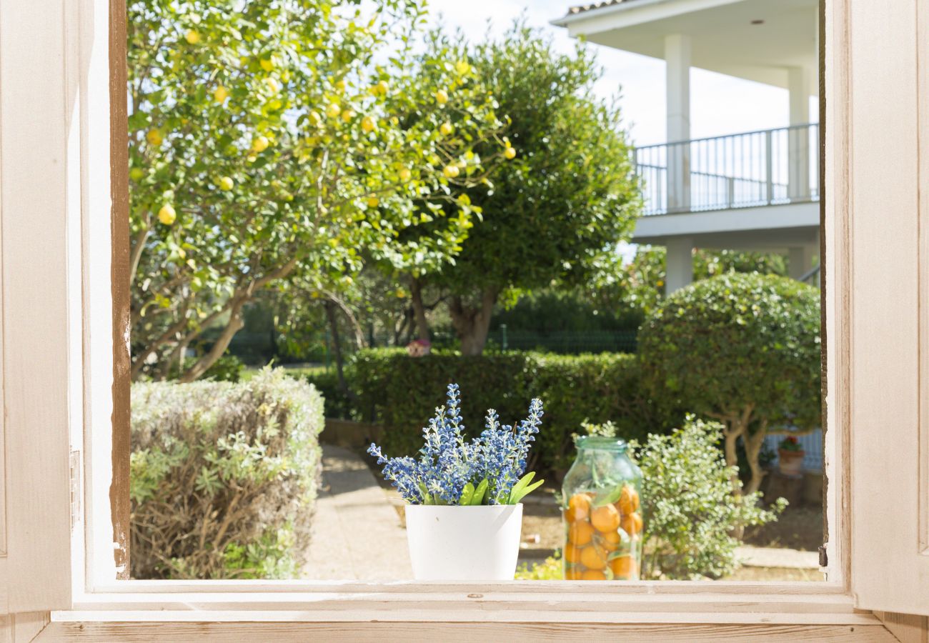 House, garden, beautiful, holidays, sea, Majorca