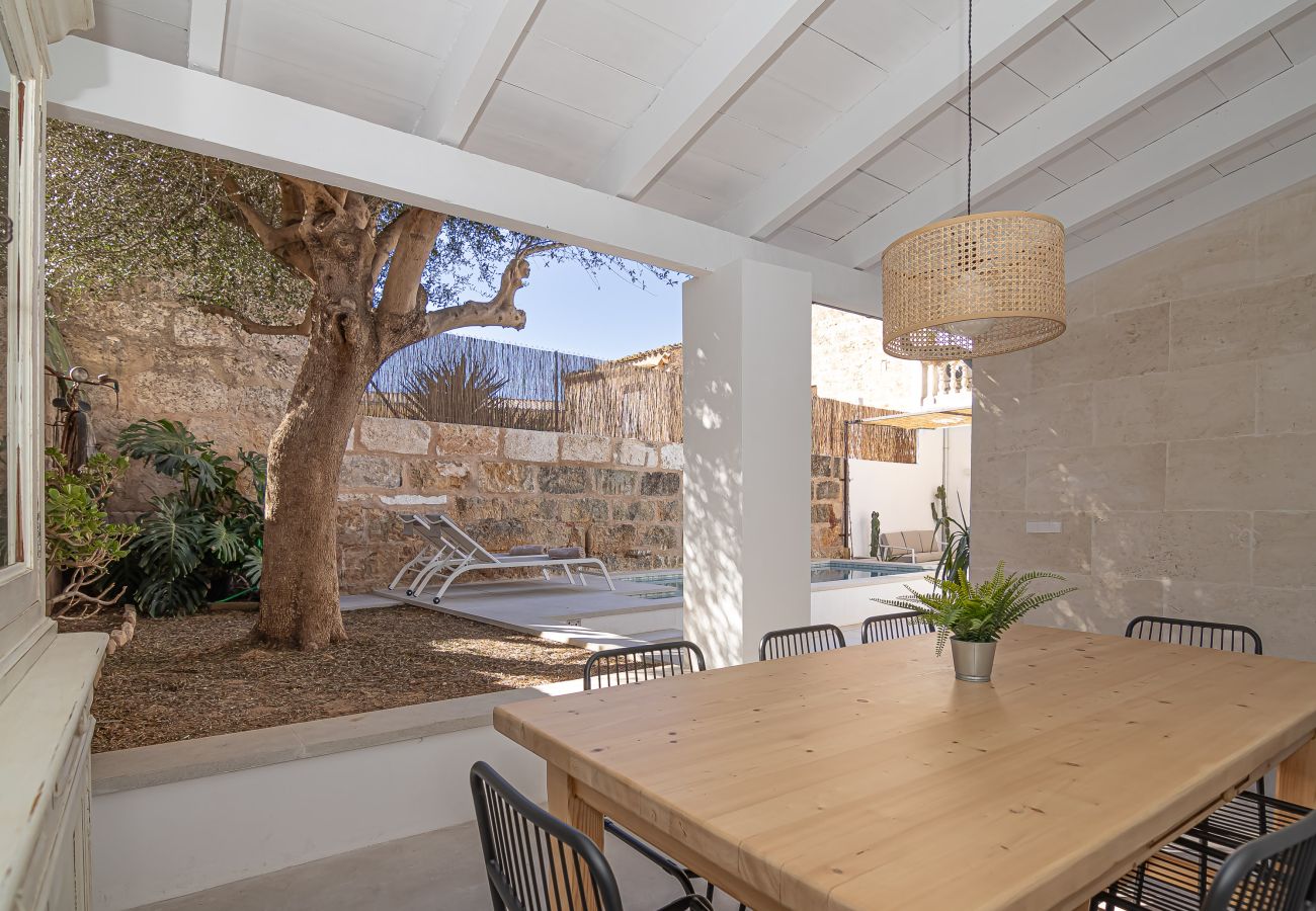 village house, Muro, Majorca, swimming pool, terrace
