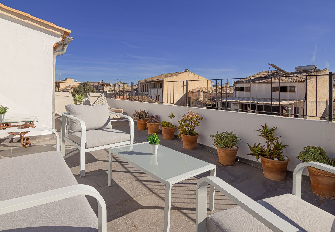 holiday home, terrace, swimming pool, Majorca, Muro